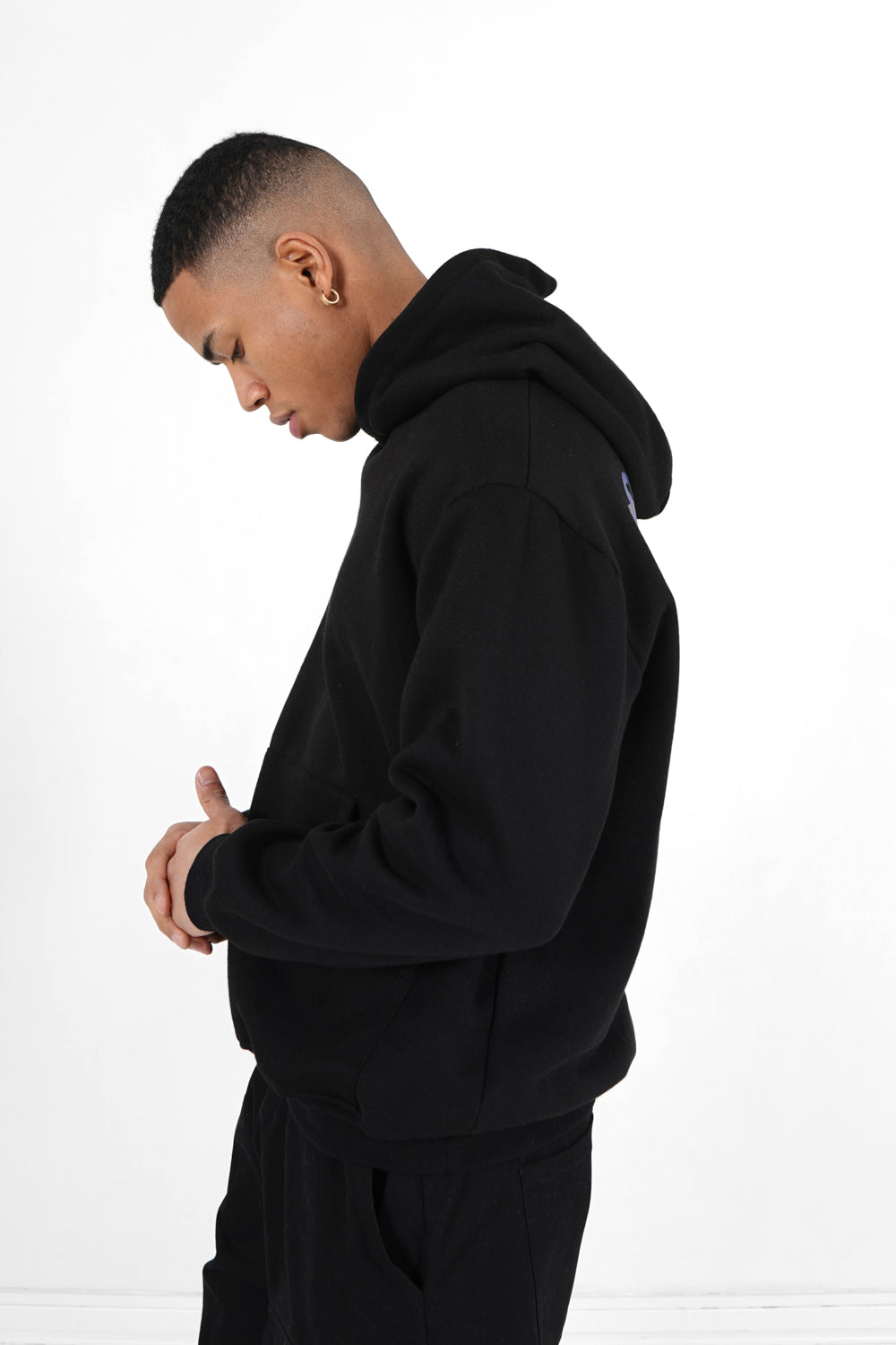 Sixth June - Sweatshirt capuche regard imprimé Noir