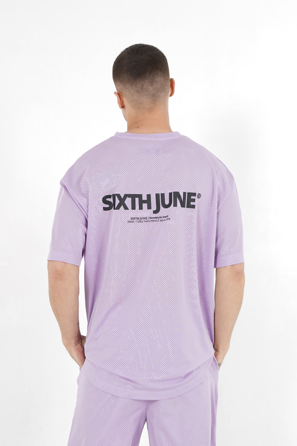 Sixth June - Maillot mesh logo Violet