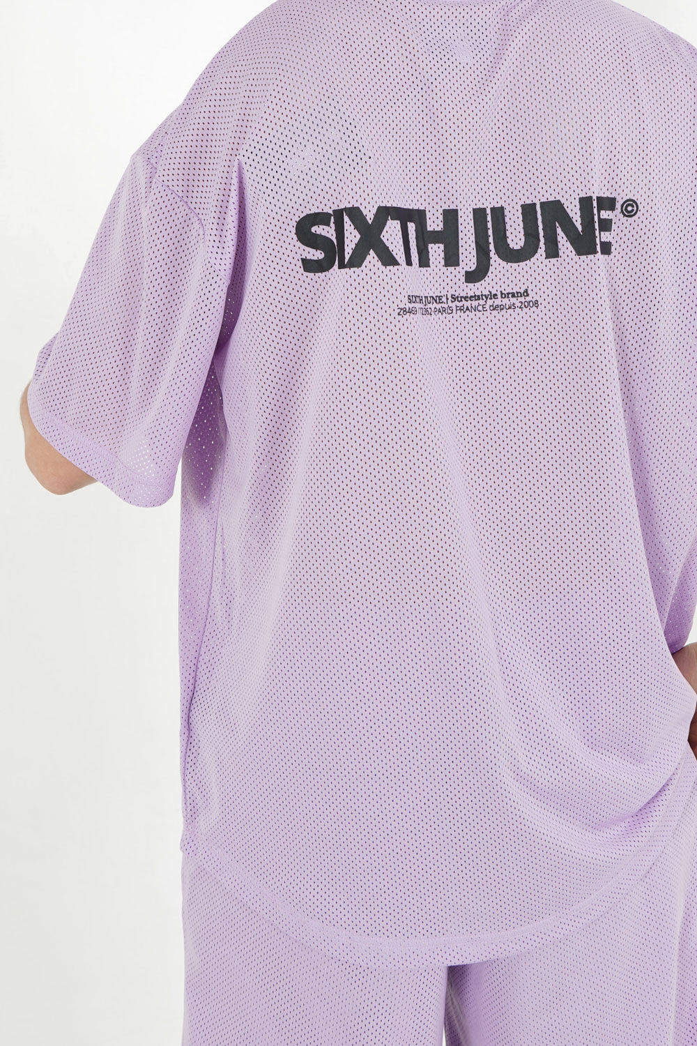 Sixth June - Maillot mesh logo Violet