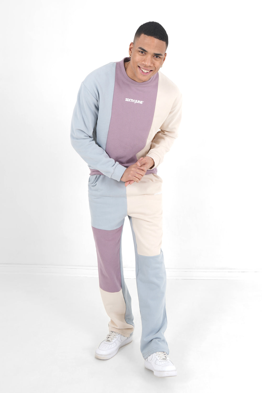 Sixth June - Sweatshirt tricolore logo Multicolore