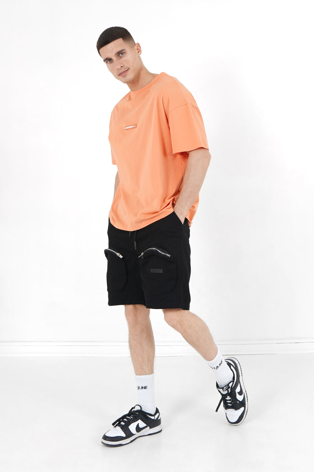 Sixth June - Short utilitaire poches Noir