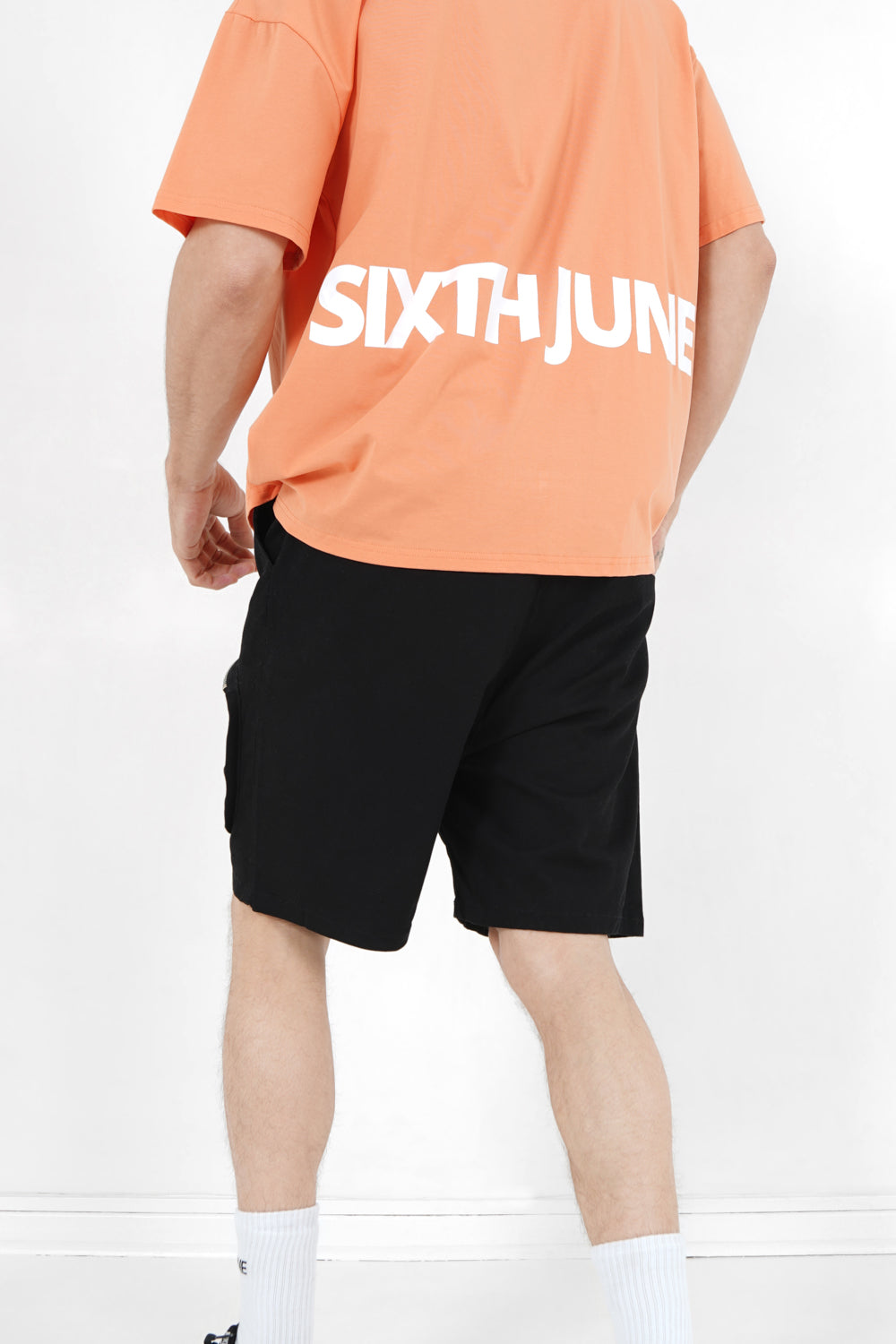 Sixth June - Short utilitaire poches Noir