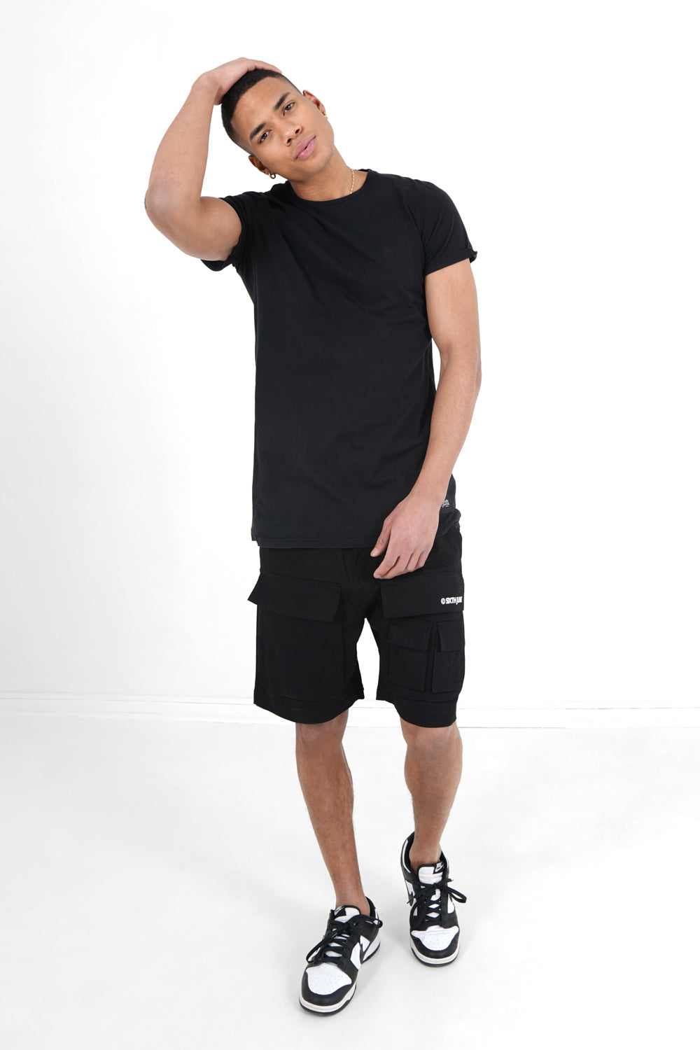 Sixth June - Short utilitaire logo Noir