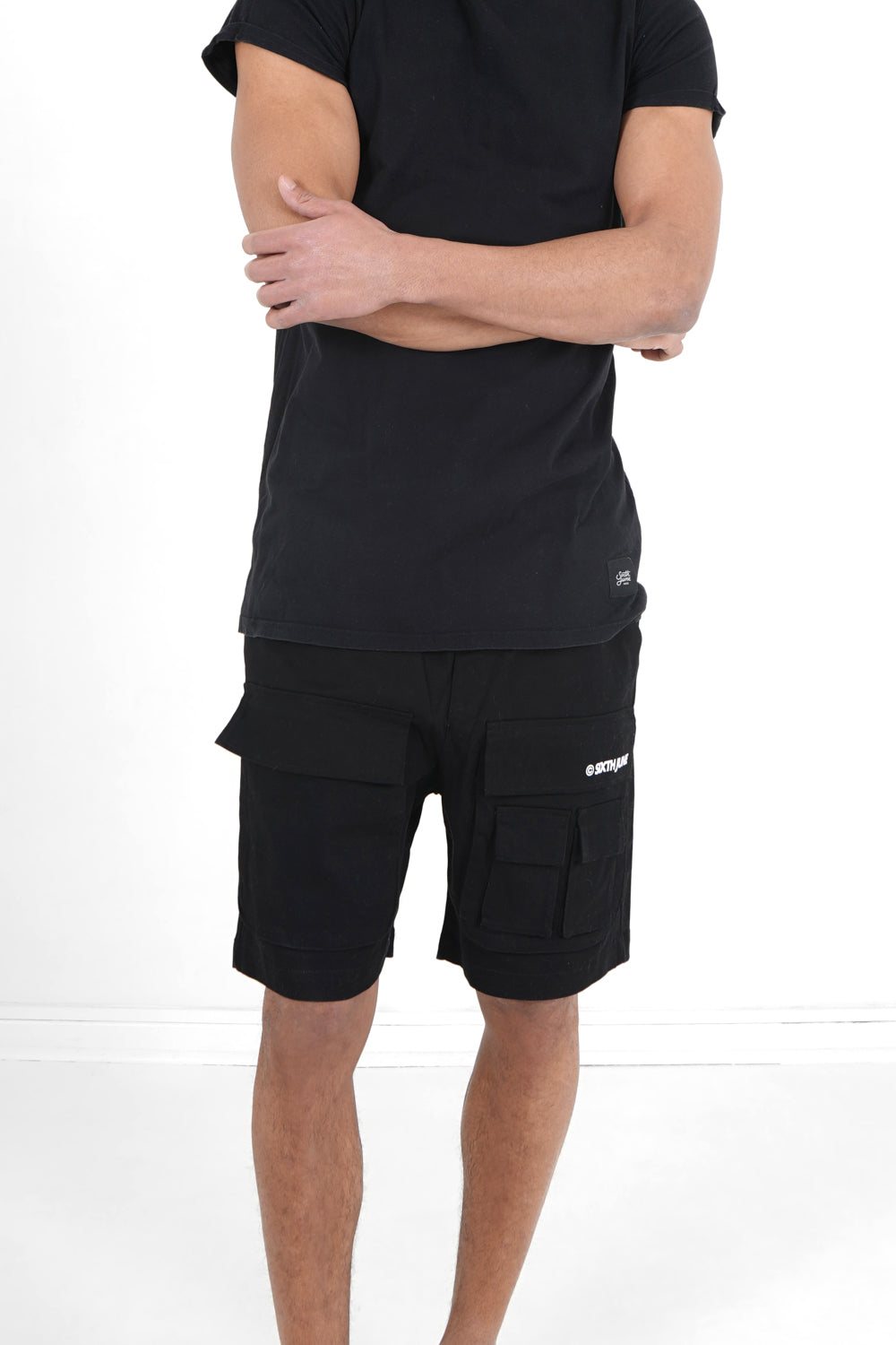 Sixth June - Short utilitaire logo Noir