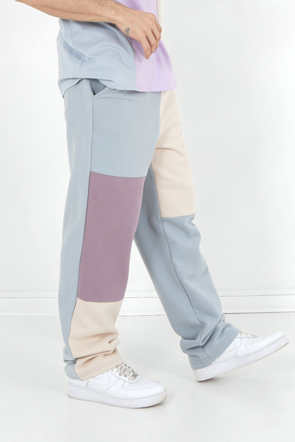 Sixth June - Jogging droit tricolore Multicolore