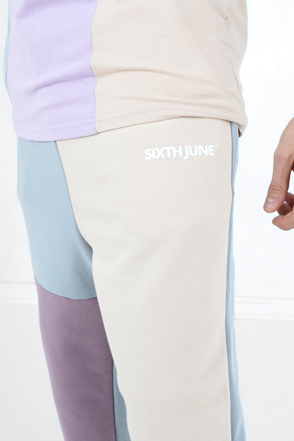 Sixth June - Jogging droit tricolore Multicolore