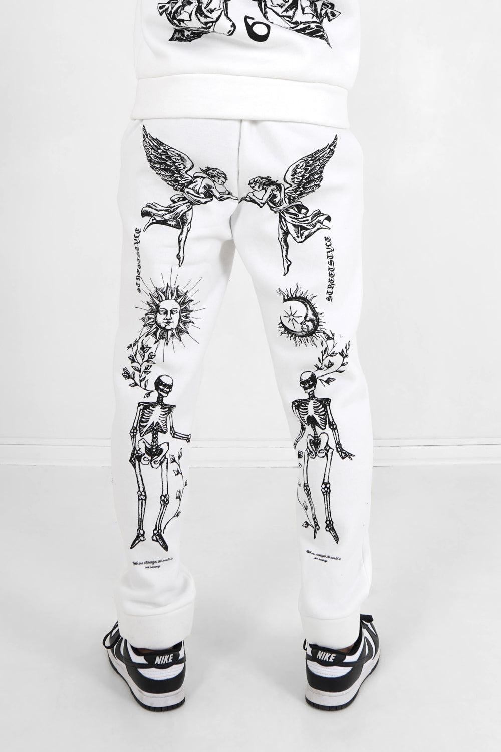 Sixth June - Jogging imprimés inspiration Tarot Blanc