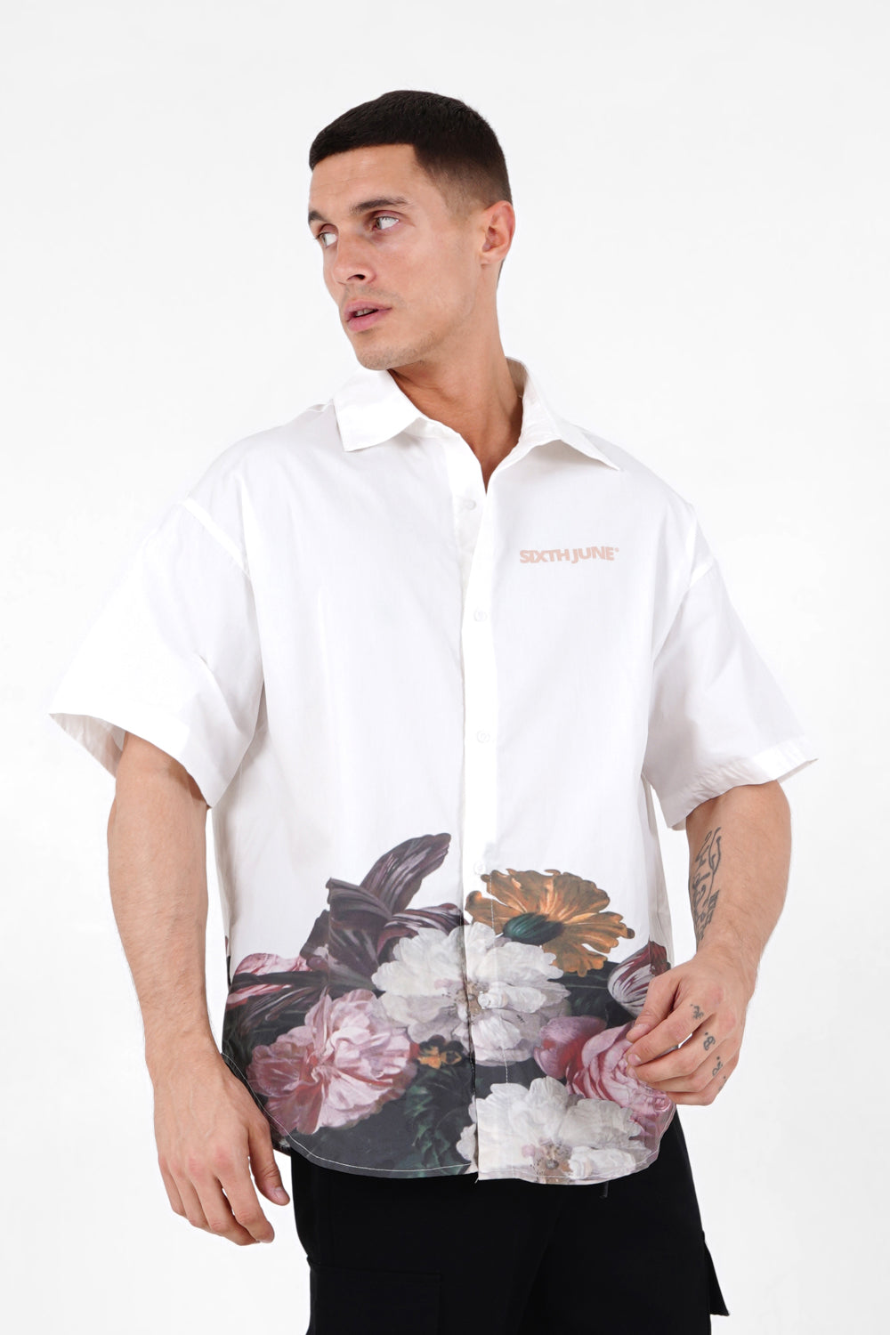 Sixth June - Chemise imprimée fleurs Blanc