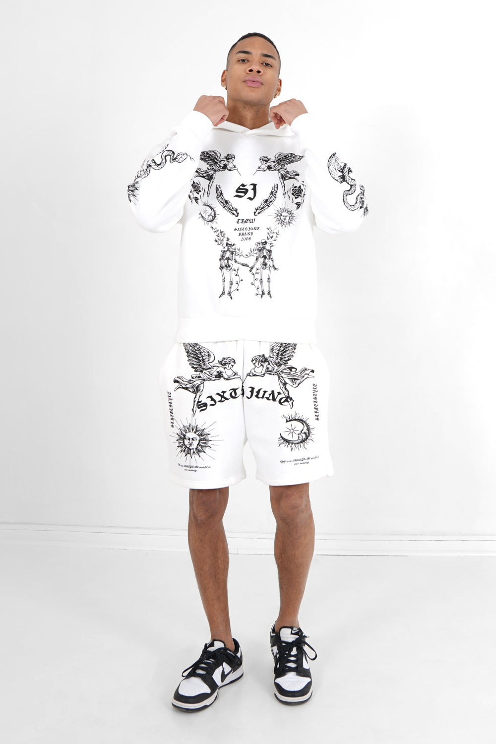 Sixth June - Short imprimé Tarot Blanc