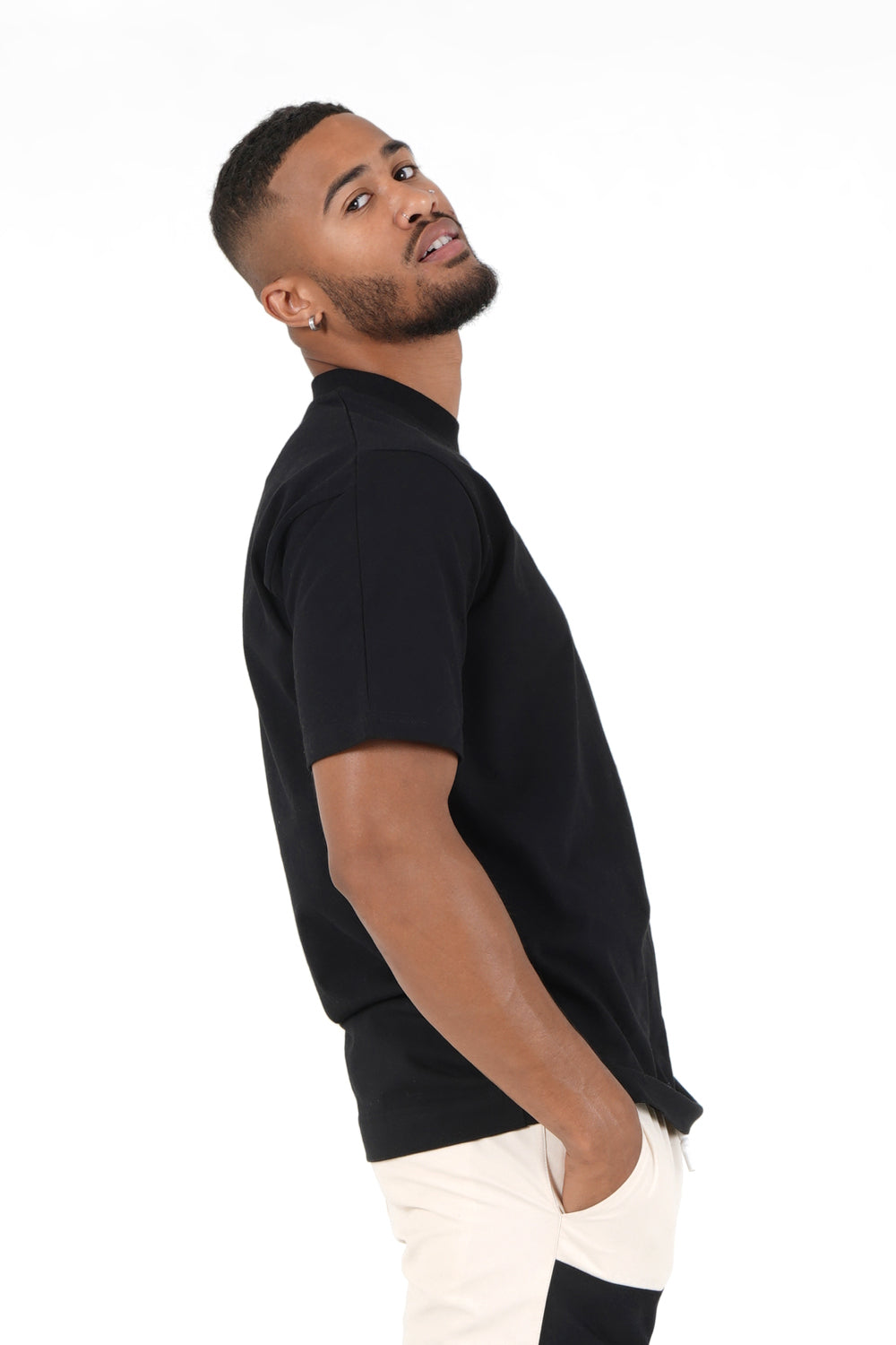 Sixth June - T-shirt logo brodé Noir