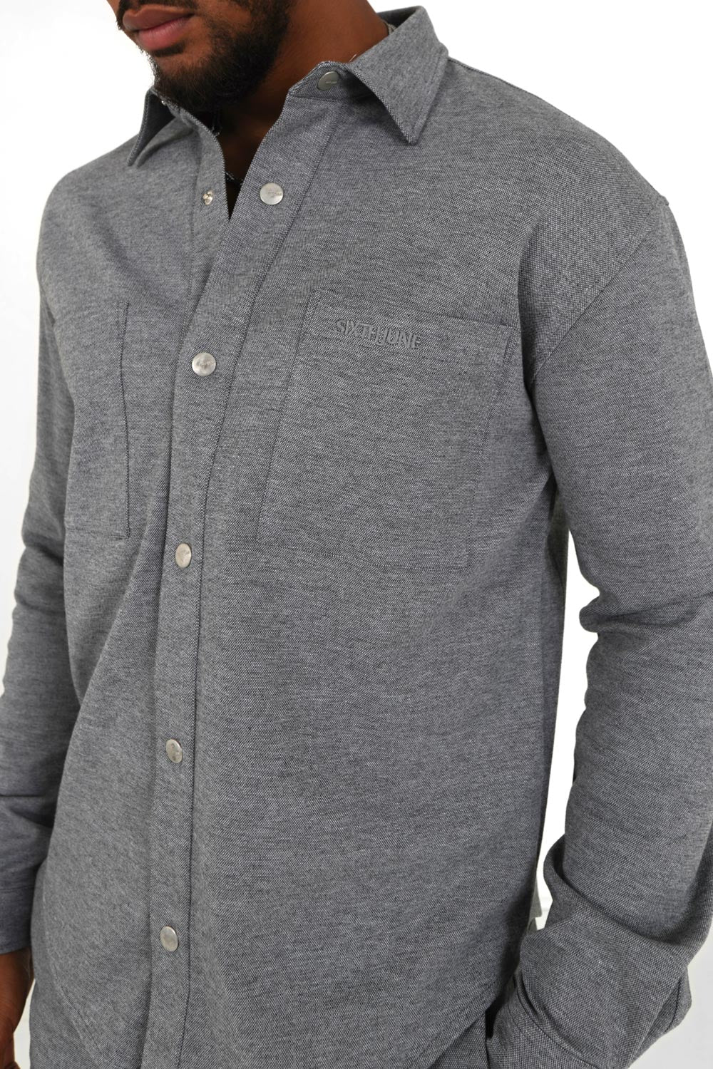 Sixth June - Chemise manches longues Gris