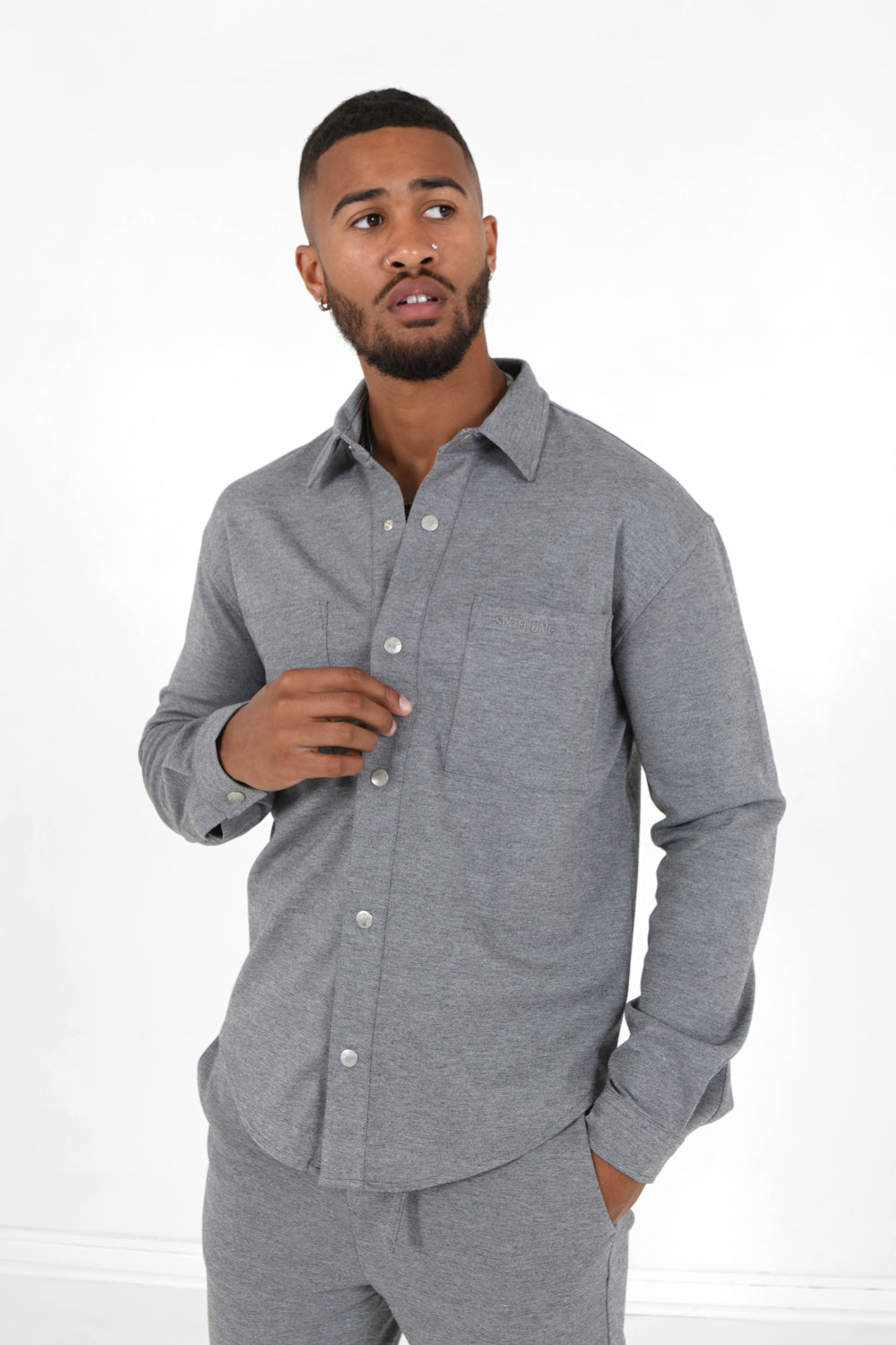 Sixth June - Chemise manches longues Gris