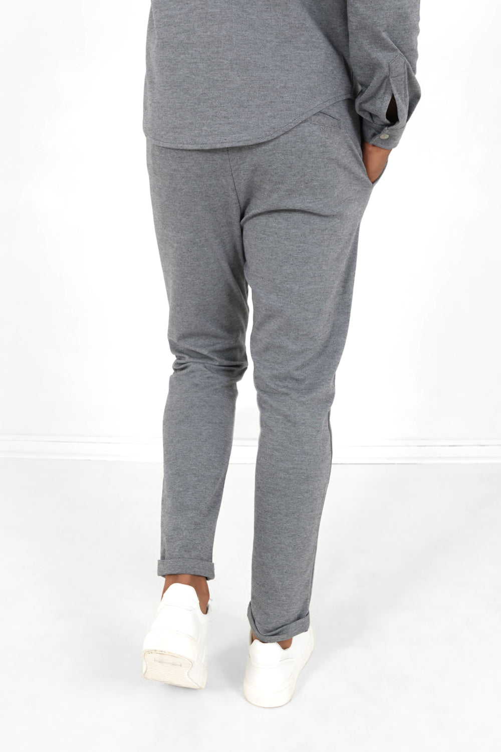 Sixth June - Pantalon droit revers Gris