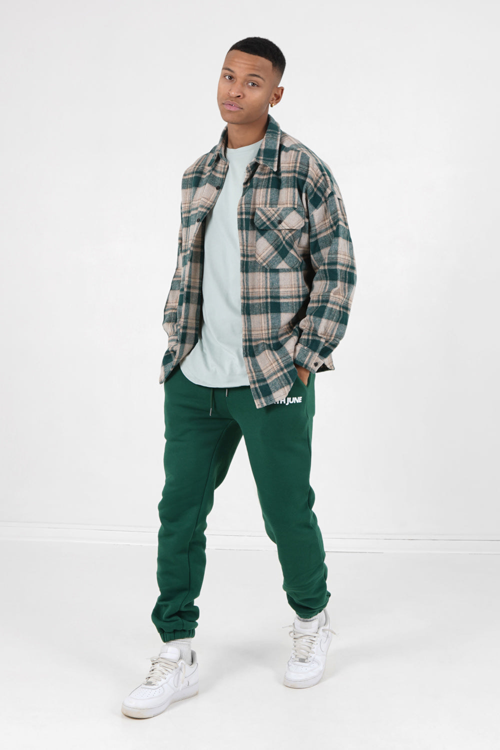 Sixth June - Chemise tartan polaire Vert