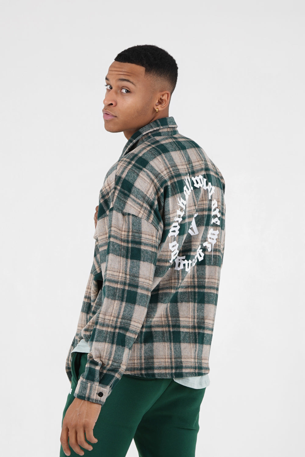 Sixth June - Chemise tartan polaire Vert