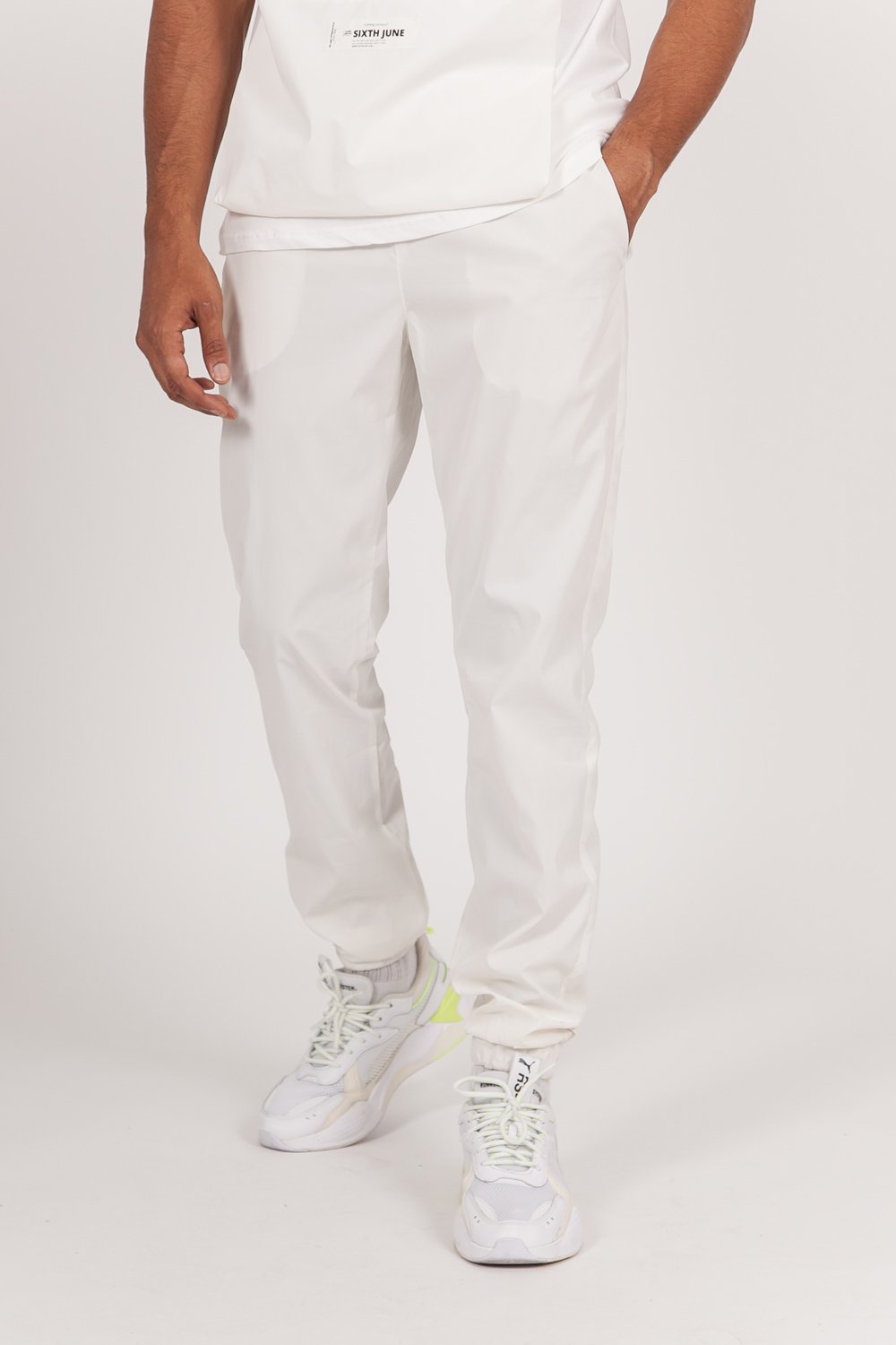 Reflective Joggers White