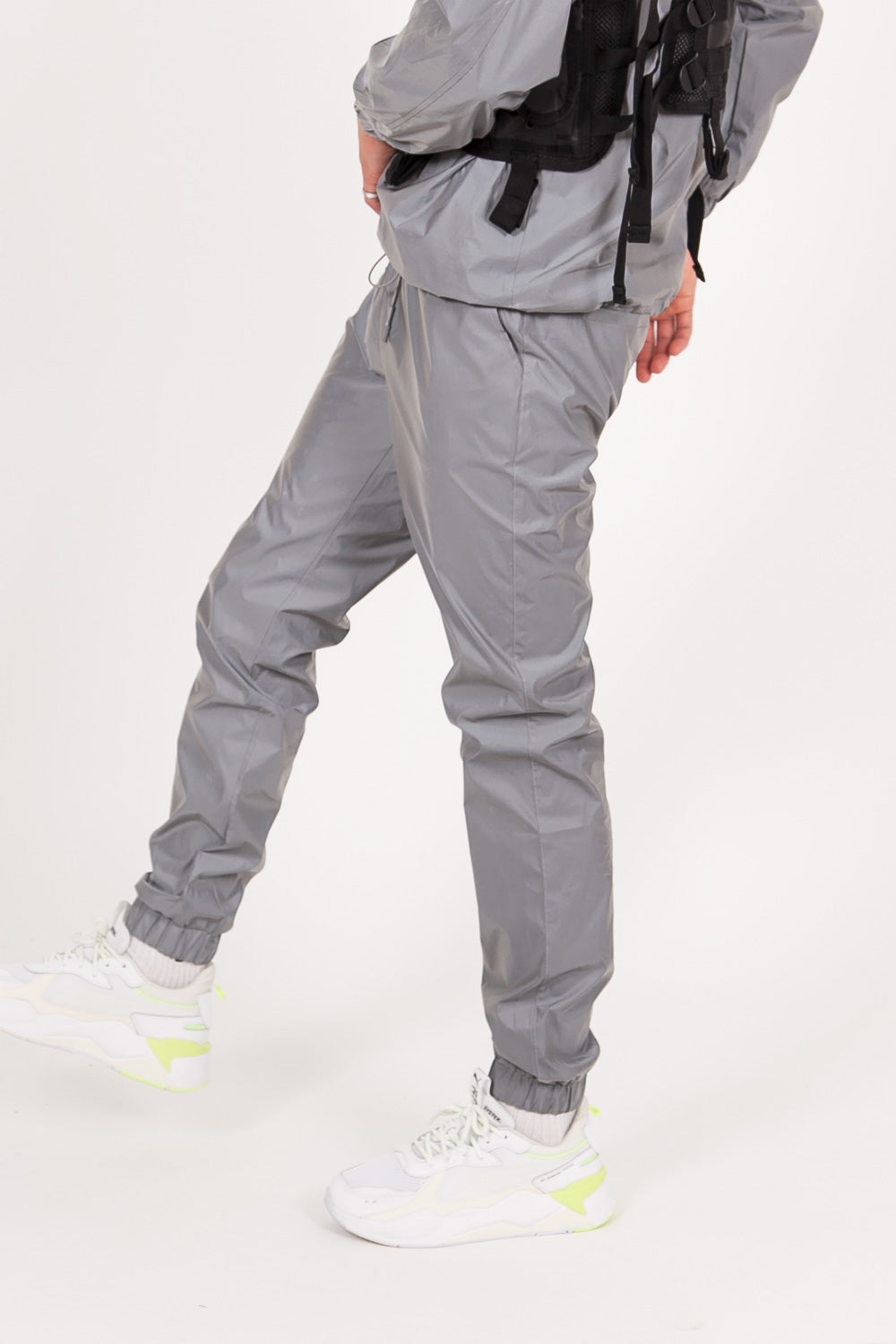 Sixth June - Jogging réfléchissant gris clair