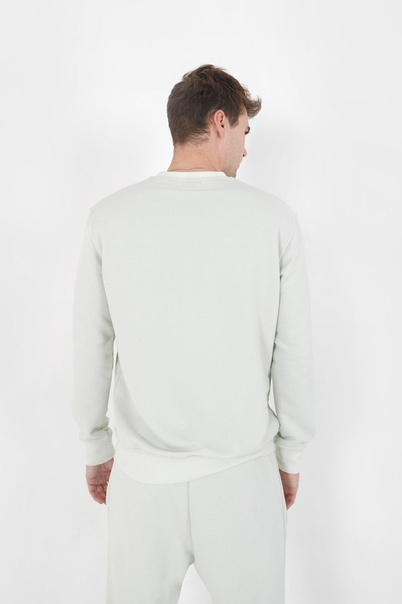 Sixth June - Sweatshirt soft logo brodé Vert clair