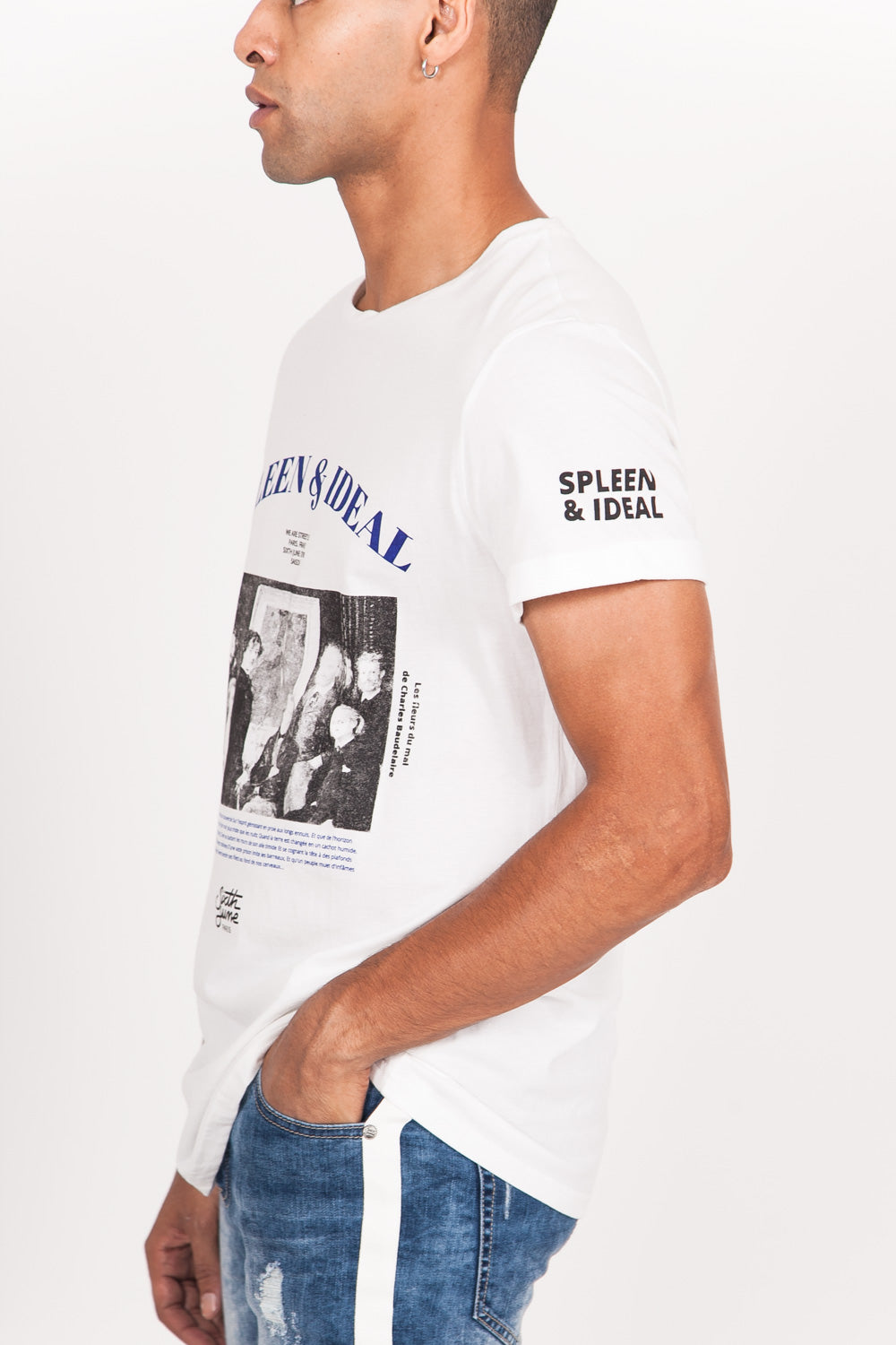 Sixth June - T-shirt spleen&ideal photo blanc