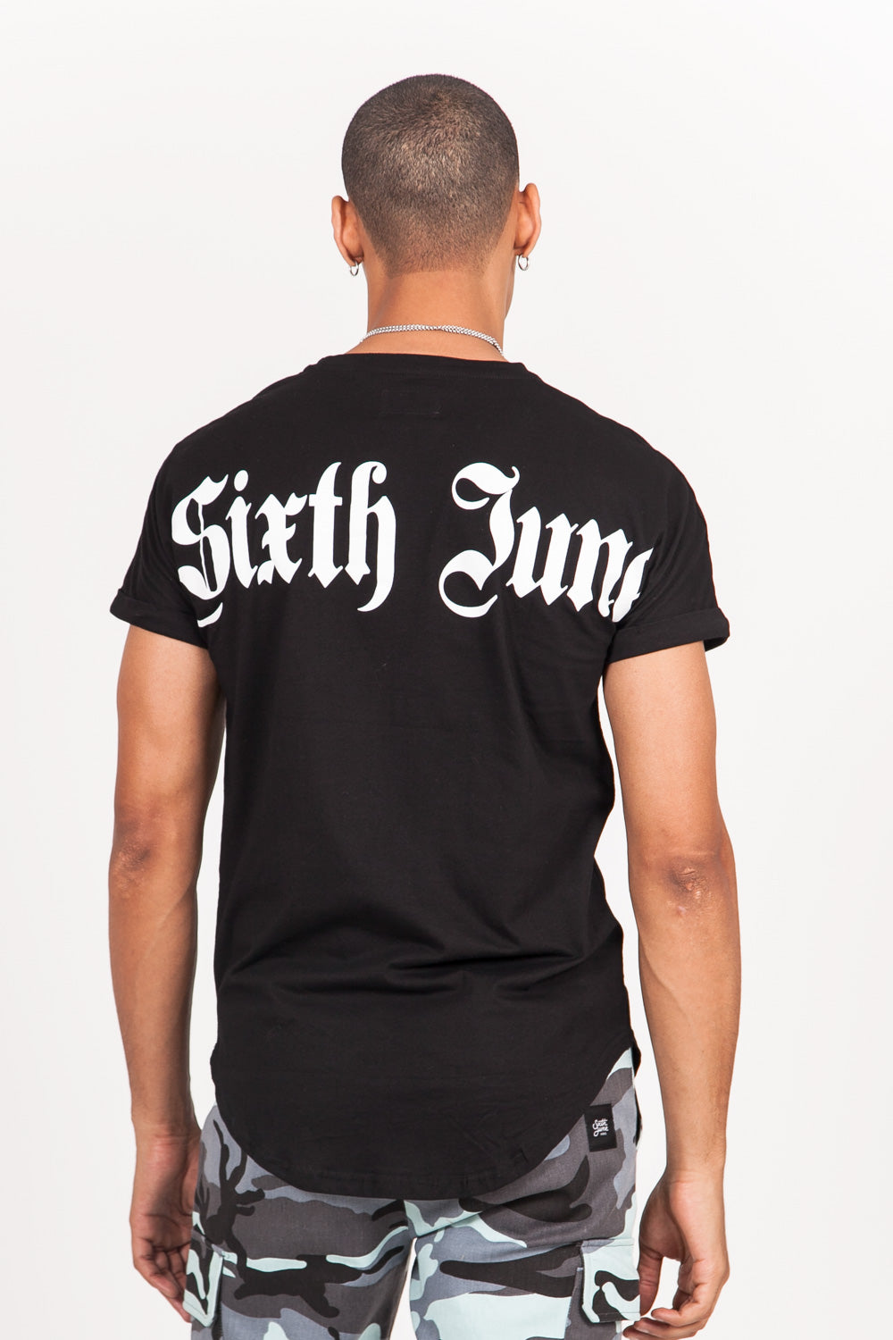 Sixth June - T-shirt gothique imprimé noir