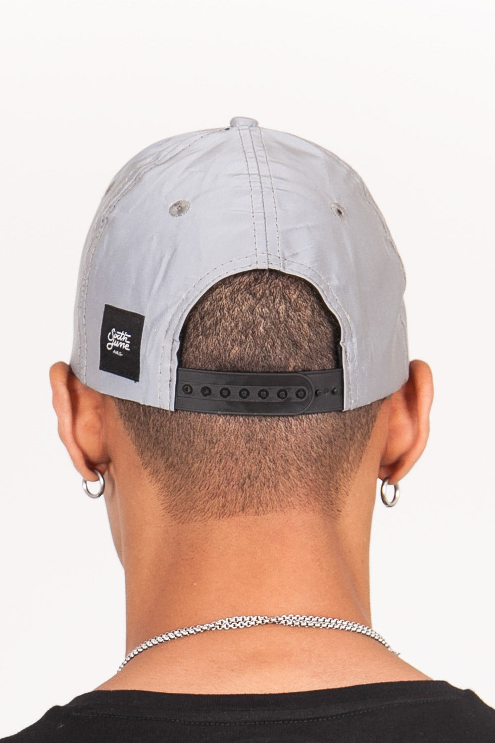 Sixth June - Casquette réfléchissante logo gris
