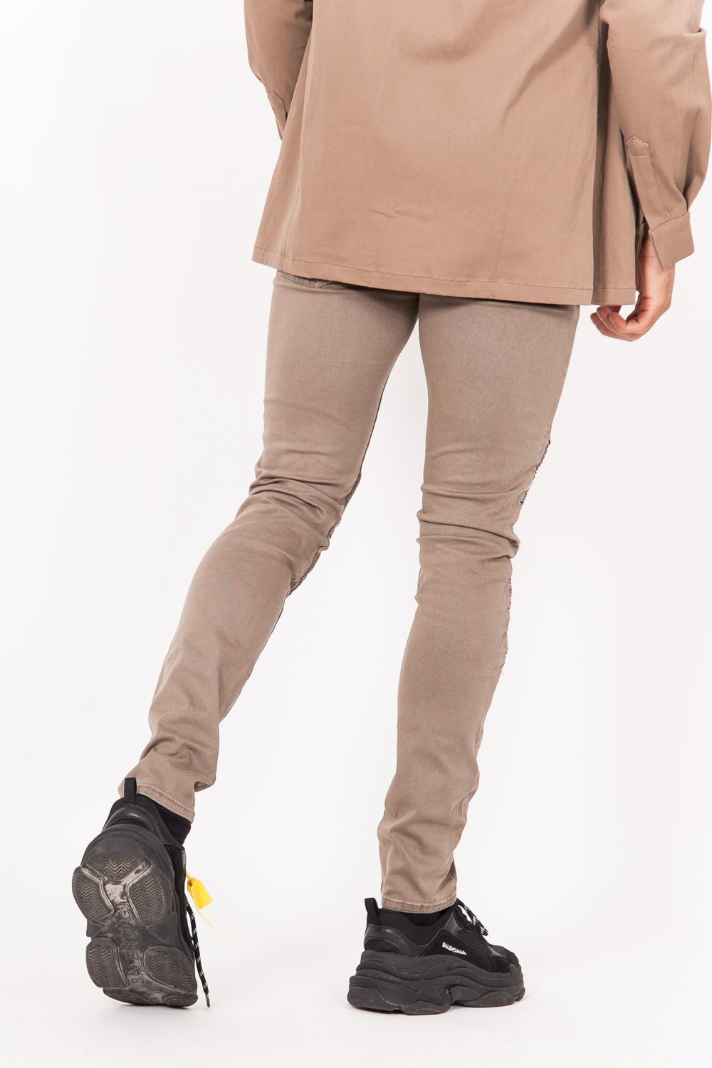 Jean biker beige M2246HDE