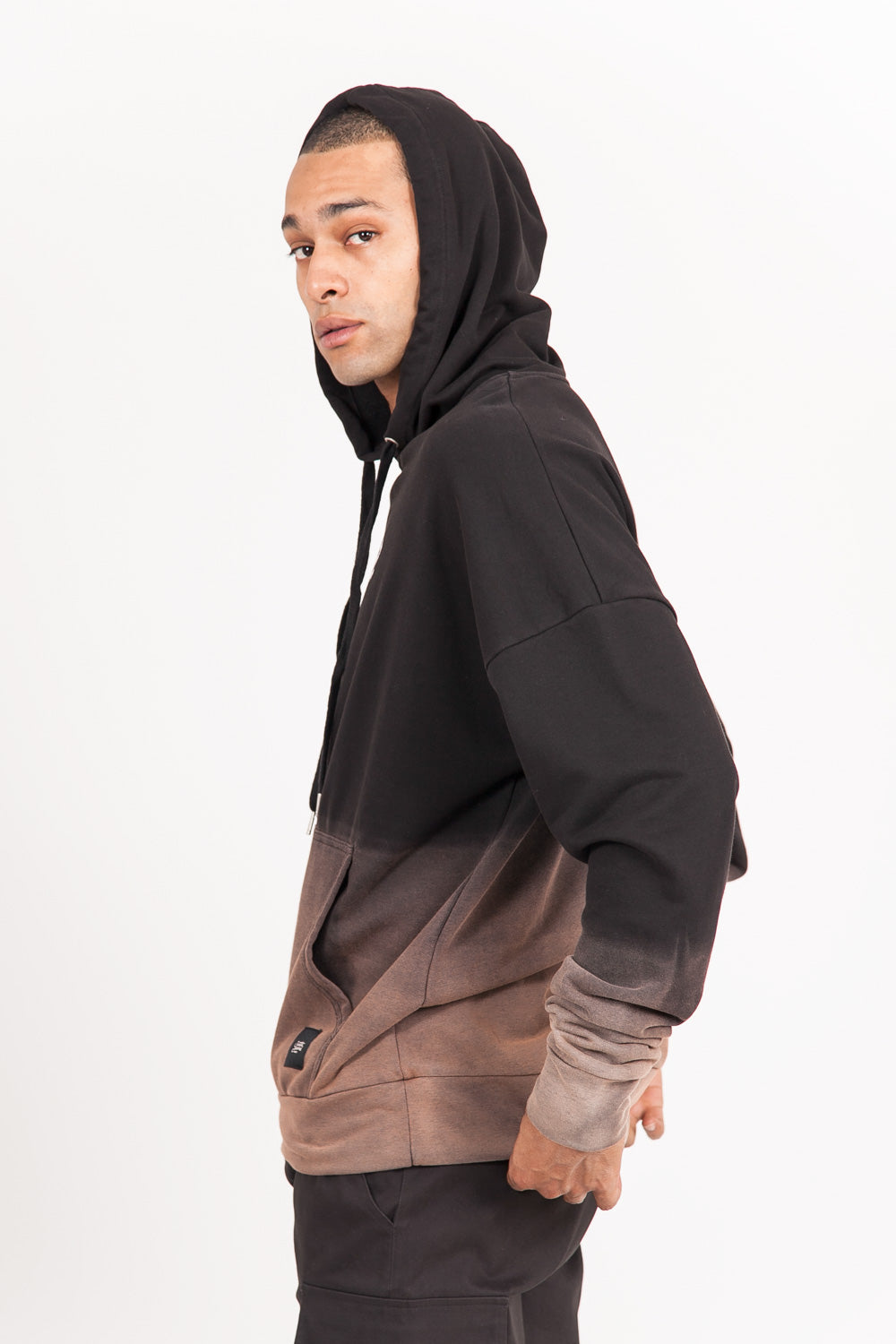 Sixth June - Sweat capuche tie and dye Sixth June noir coloré