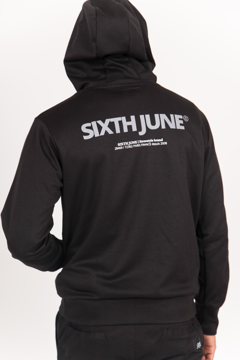 Sixth June - Sweat capuche aluminum noir