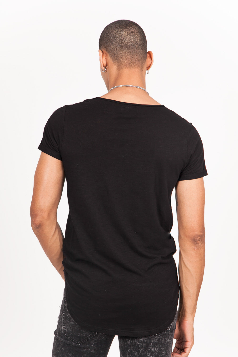 Sixth June - T-shirt hologramme noir