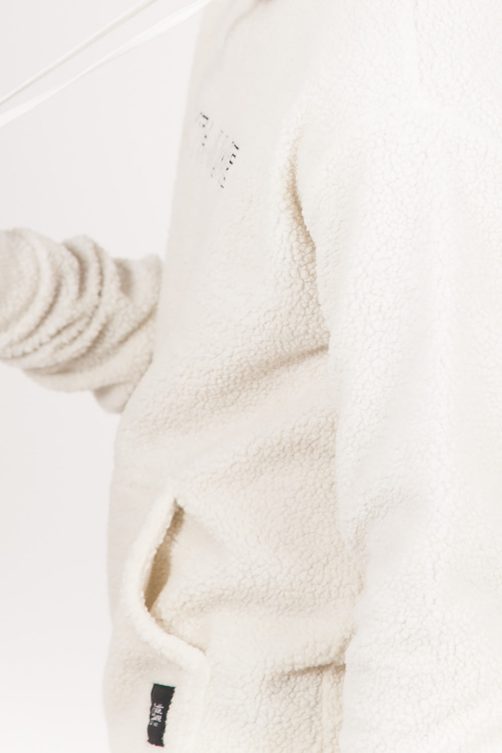 Sixth June - Sweat capuche oversize fourrure beige