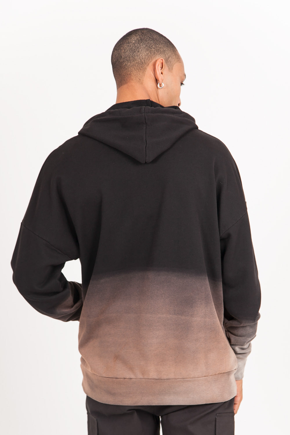 Sixth June - Sweat capuche tie and dye Sixth June noir coloré