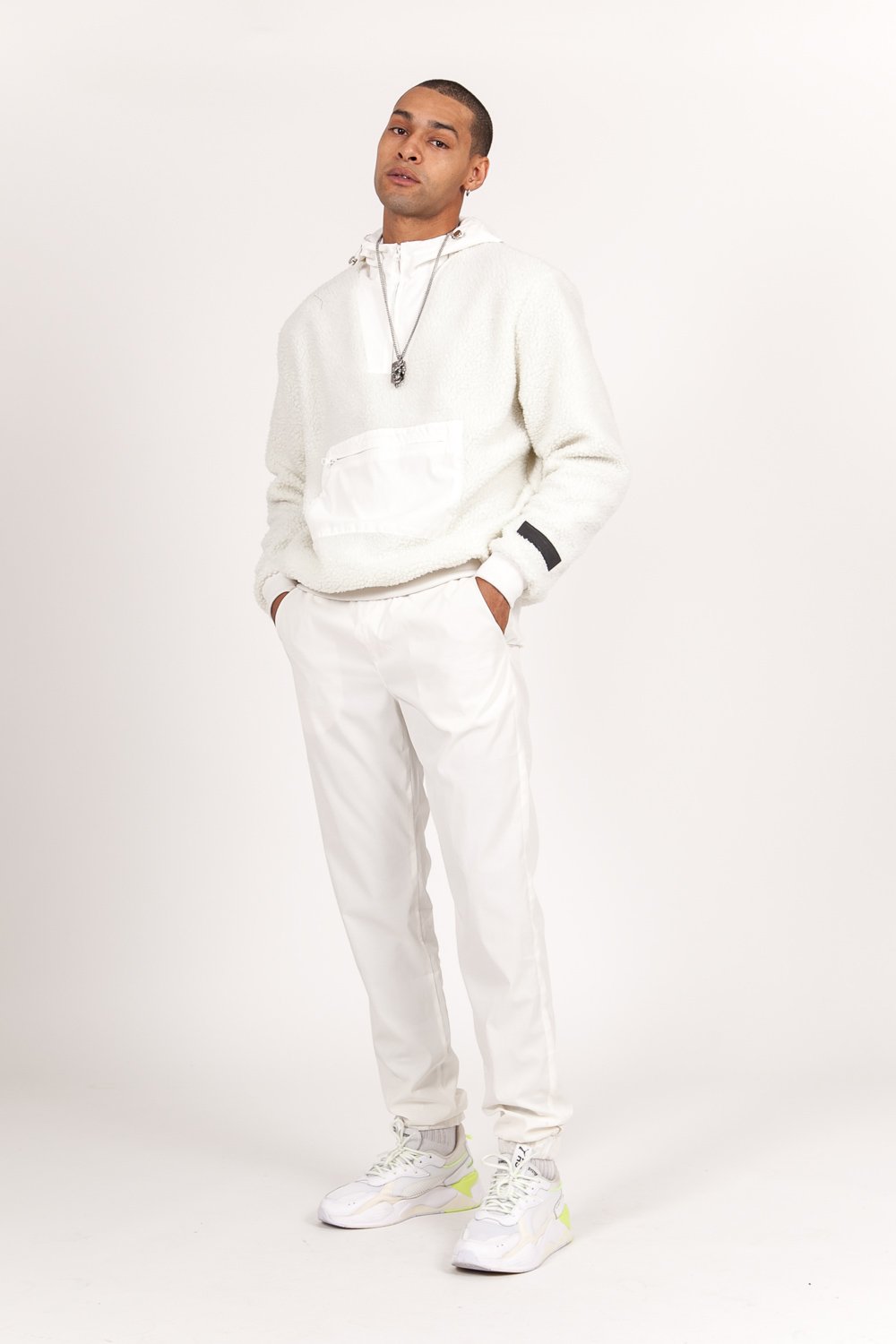 Reflective Joggers White