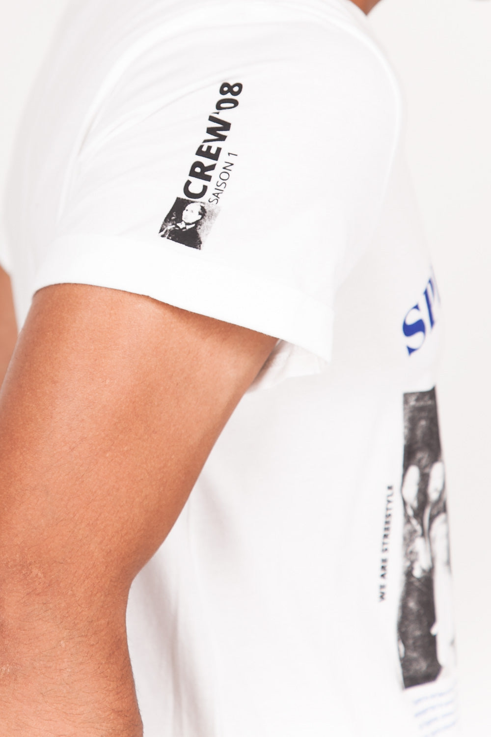 Sixth June - T-shirt spleen&ideal photo blanc