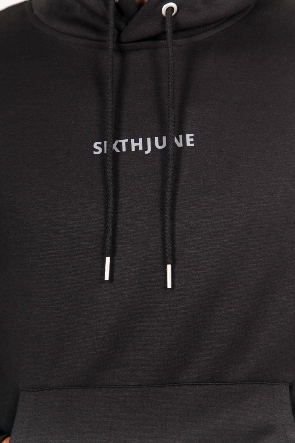 Sixth June - Sweat capuche aluminum noir
