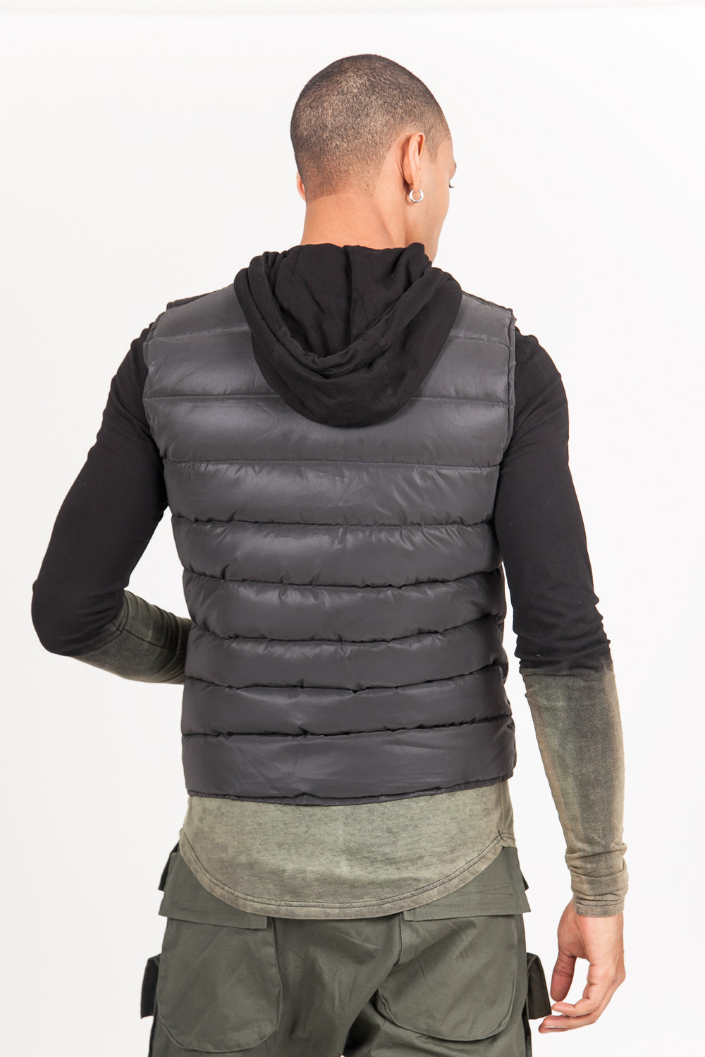 Sixth June - Veste réfléchissante matelassée sans manches logo noir