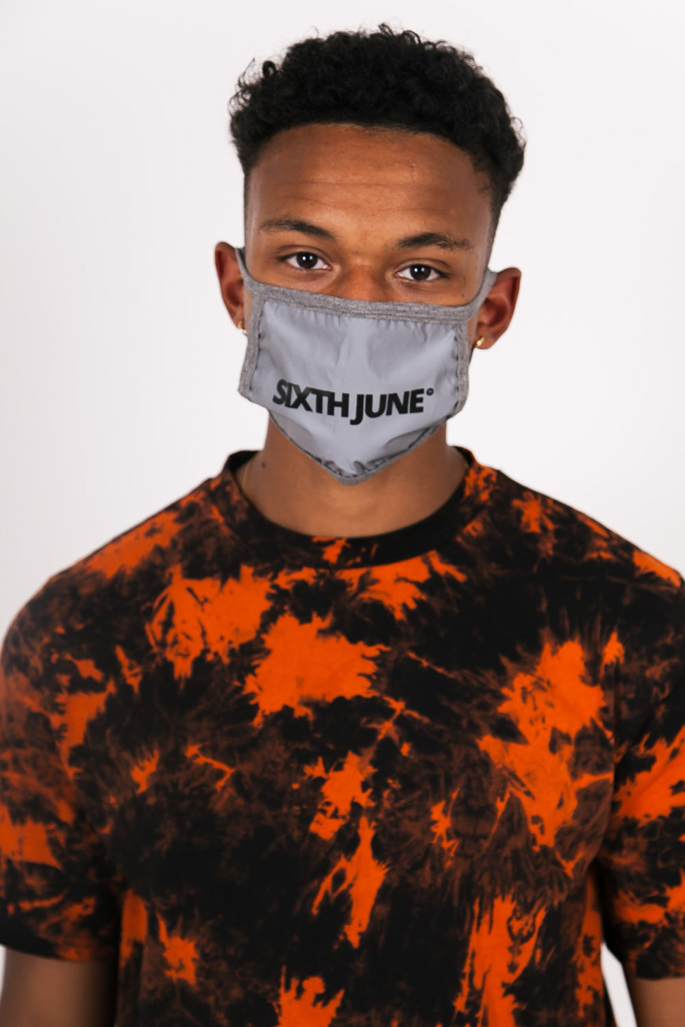 Sixth June - Masque réfléchissant logo Sixth June gris