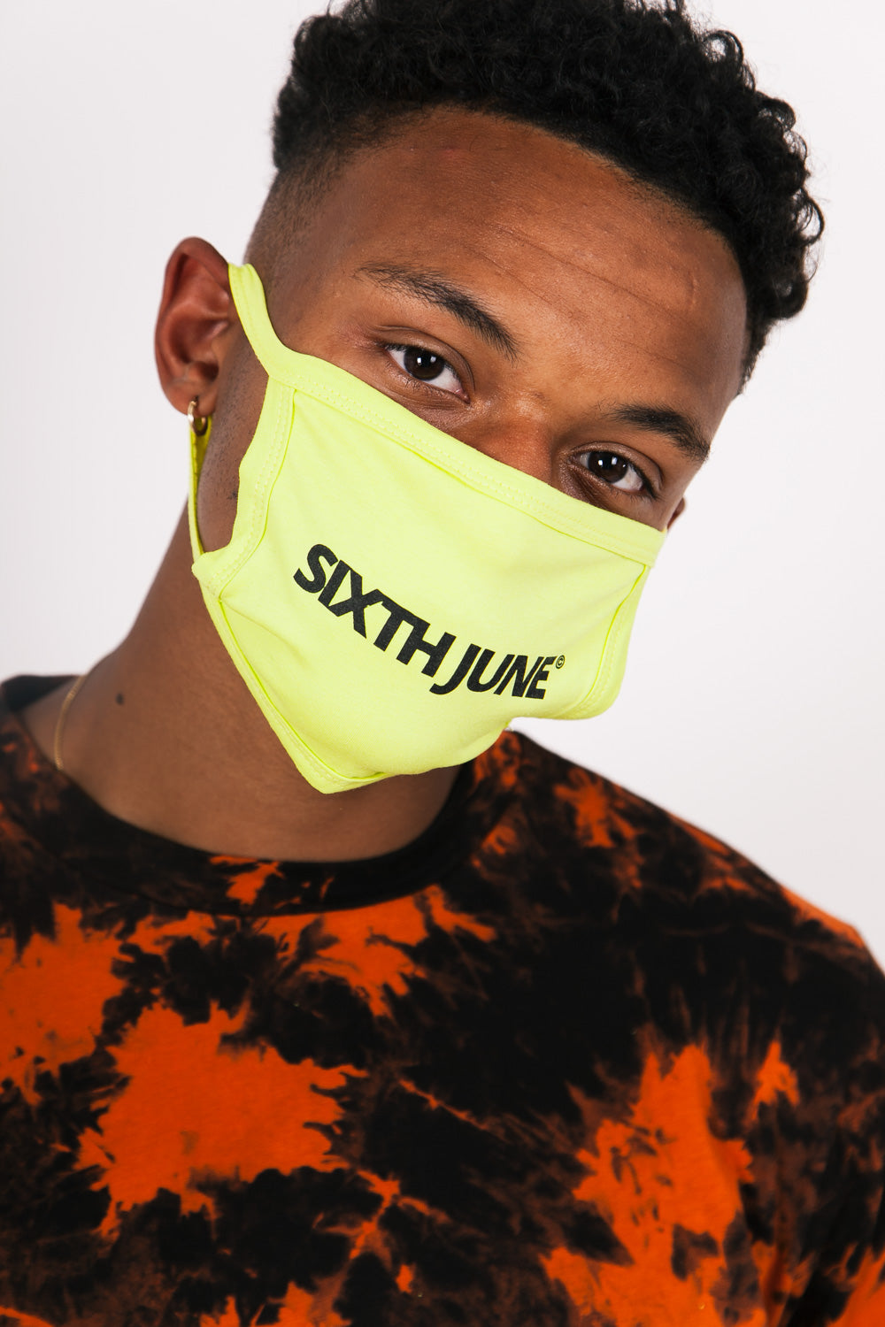 Sixth June - Masque logo Sixth June jaune