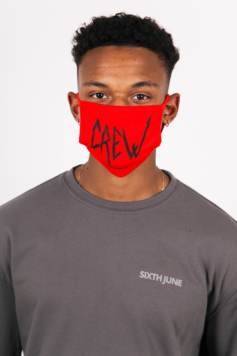 Sixth June - Masque crew rouge