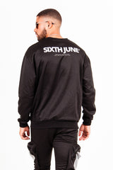 Sixth June - Sweat-shirt réfléchissant patch logo noir