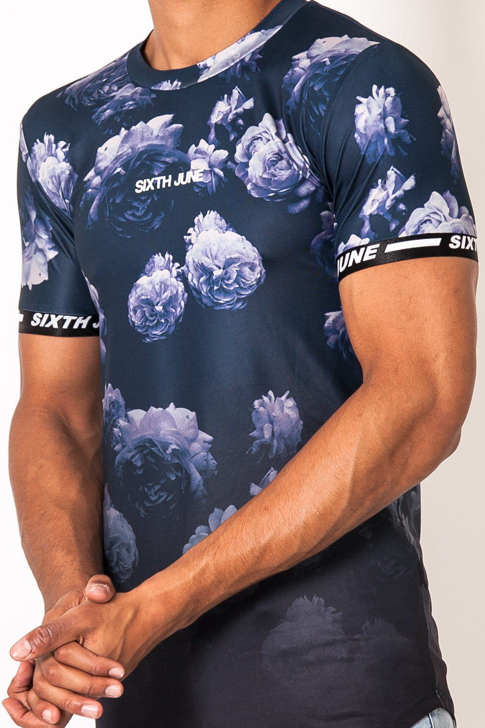 Sixth June - T-shirt imprimé rose bleu