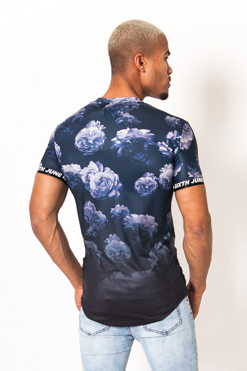 Sixth June - T-shirt imprimé rose bleu