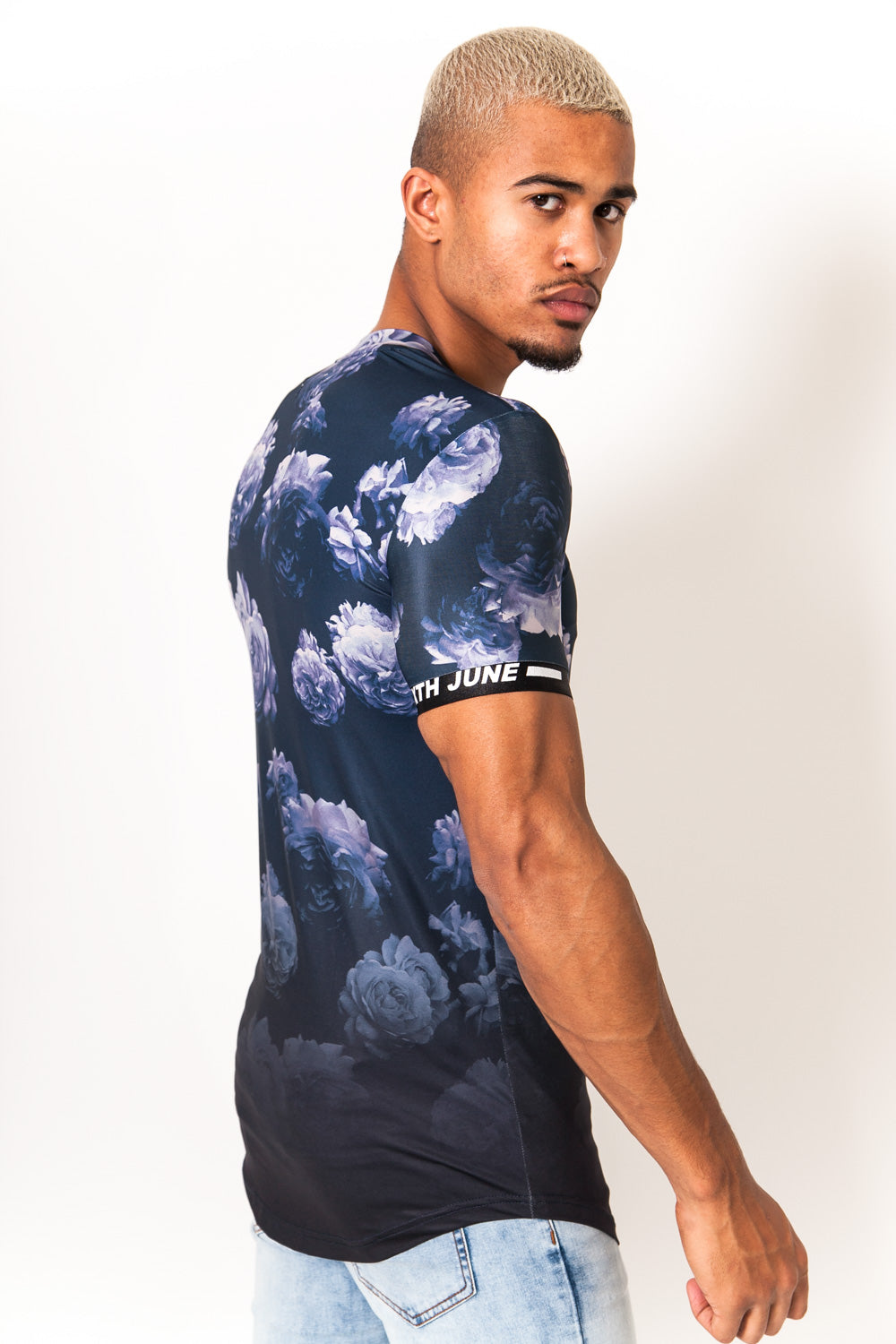 Sixth June - T-shirt imprimé rose bleu