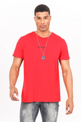 Tshirt imprimé bandana multicolore rouge