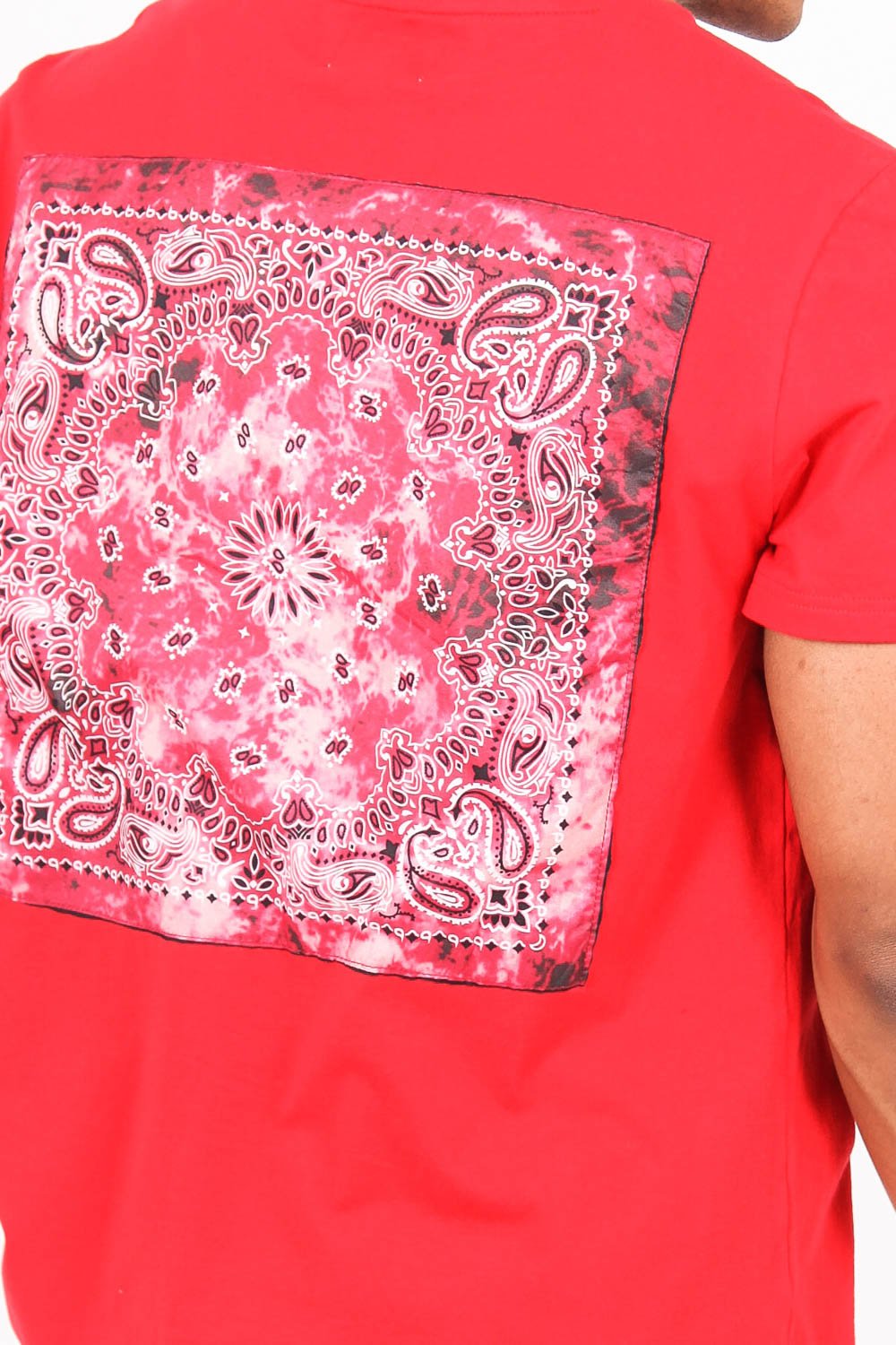 Bandana multicolored t-shirt Red