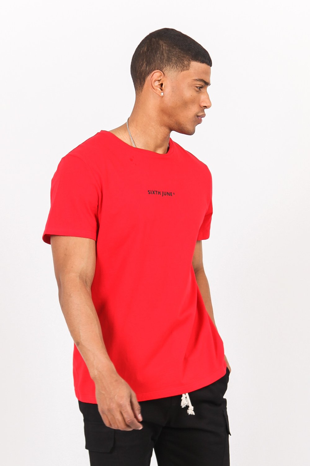 Bandana multicolored t-shirt Red
