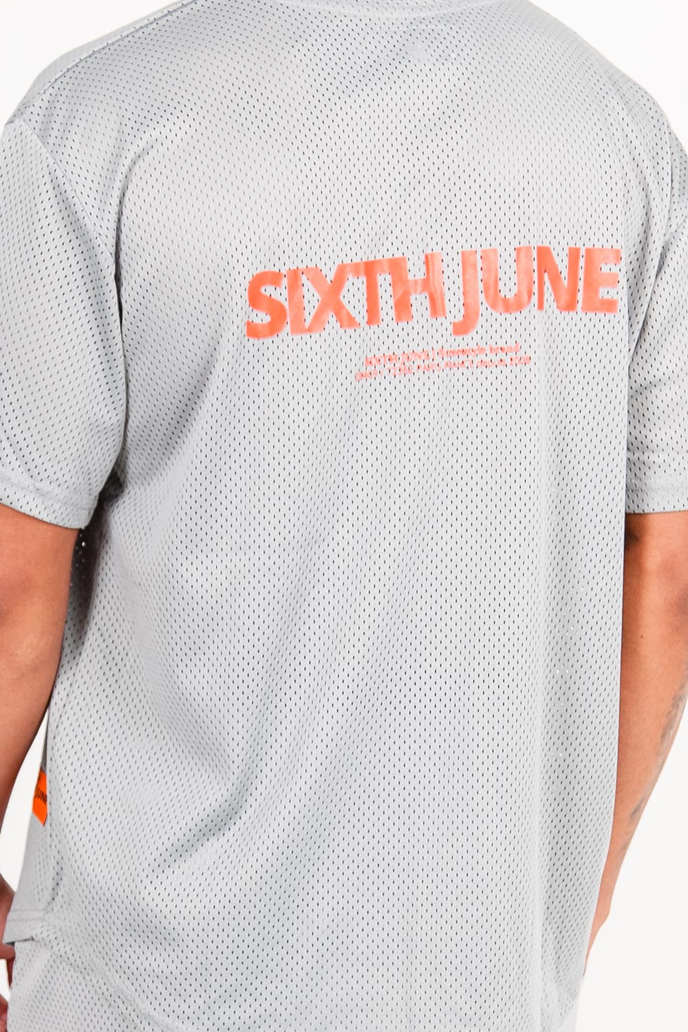 Sixth June - Maillot mesh logo Gris