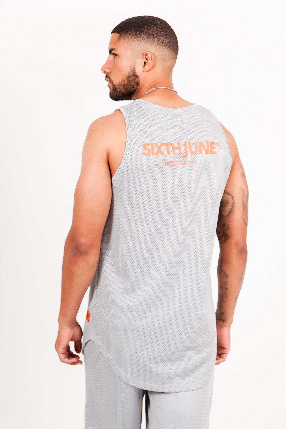 Sixth June - Débardeur maillot mesh Gris