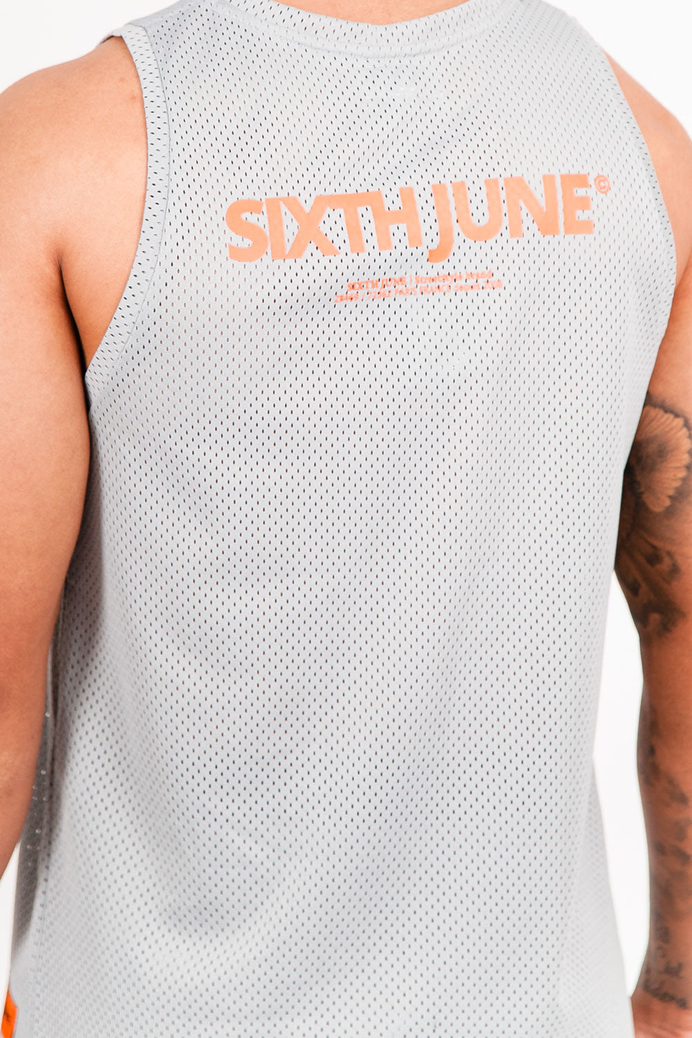 Sixth June - Débardeur maillot mesh Gris