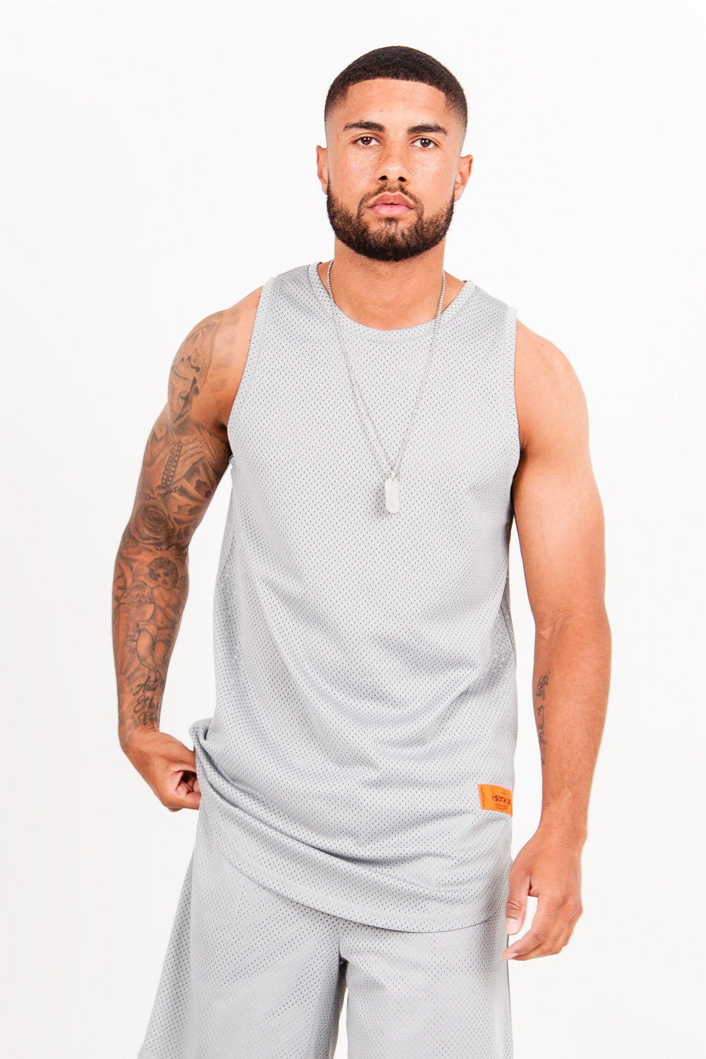 Sixth June - Débardeur maillot mesh Gris