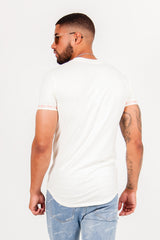 Sixth June - T-shirt logo coton manche beige